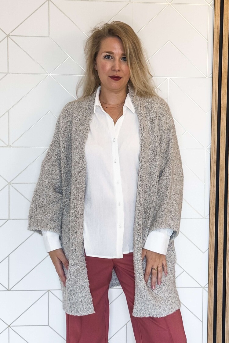 Simple Vest Perry Grijs