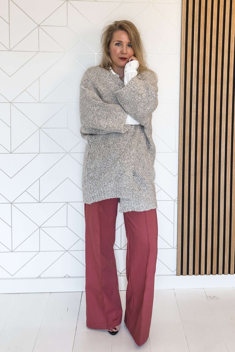 Simple Vest Perry Grijs