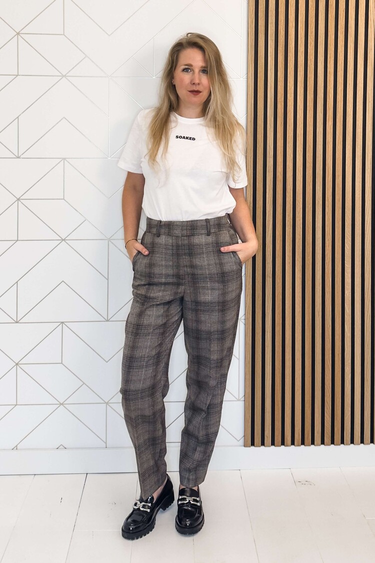 Soaked in Luxury Pantalon Storie Alisha Grijs