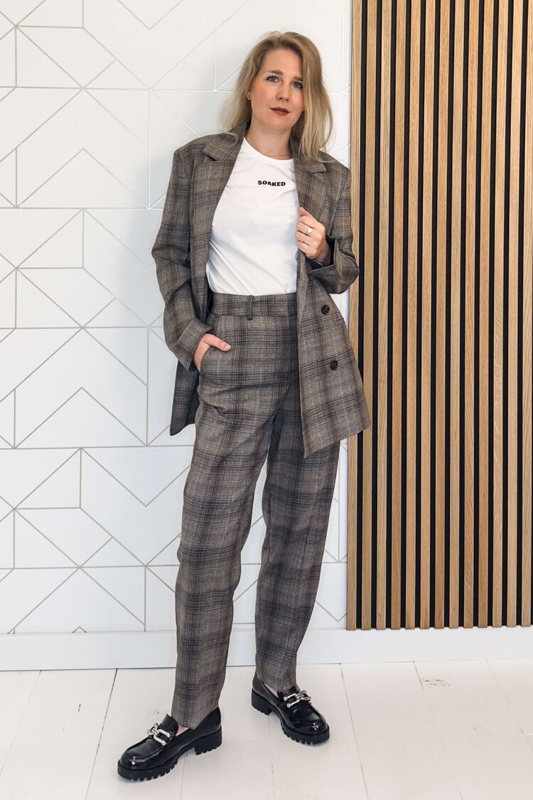 Soaked in Luxury Pantalon Storie Alisha Grijs