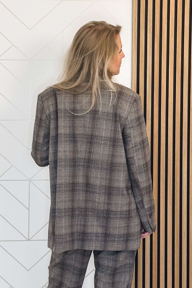 Soaked in Luxury Blazer Storie Nadia Grijs