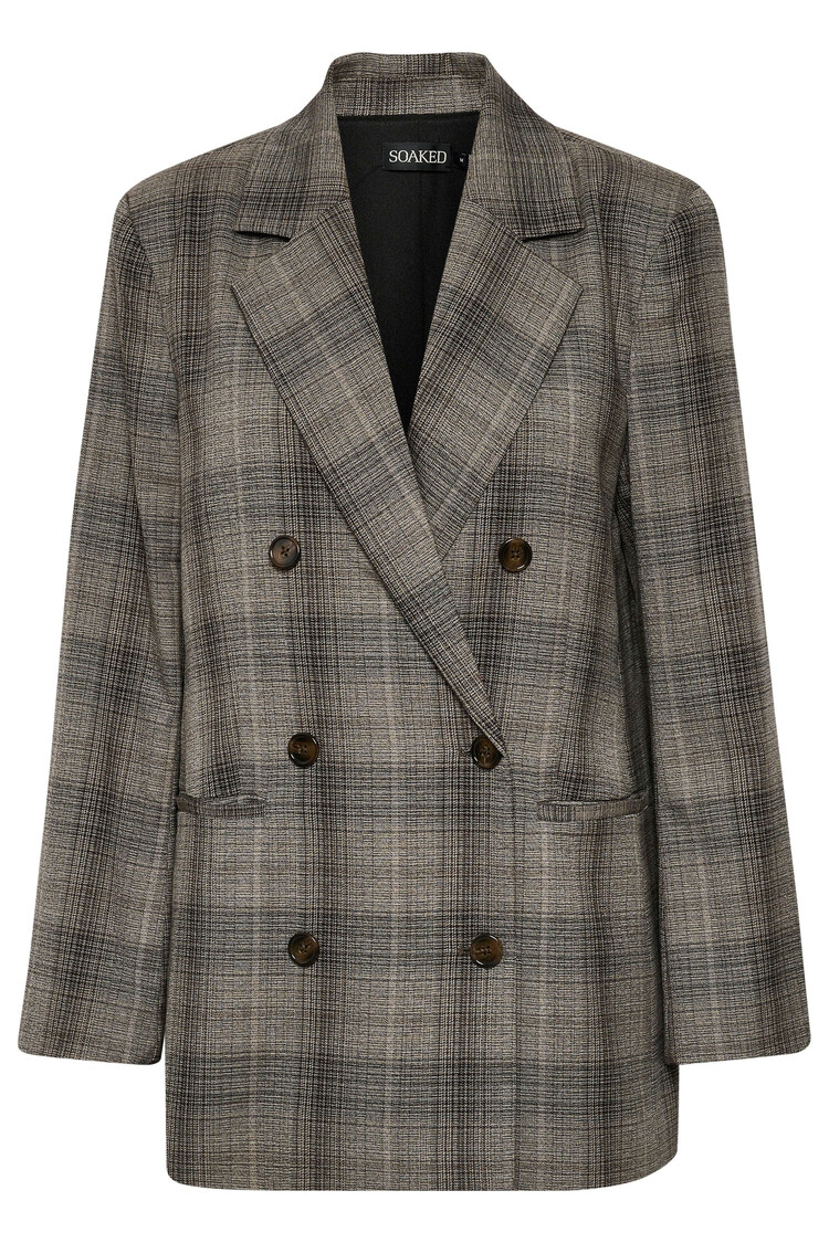 Soaked in Luxury Blazer Storie Nadia Grijs