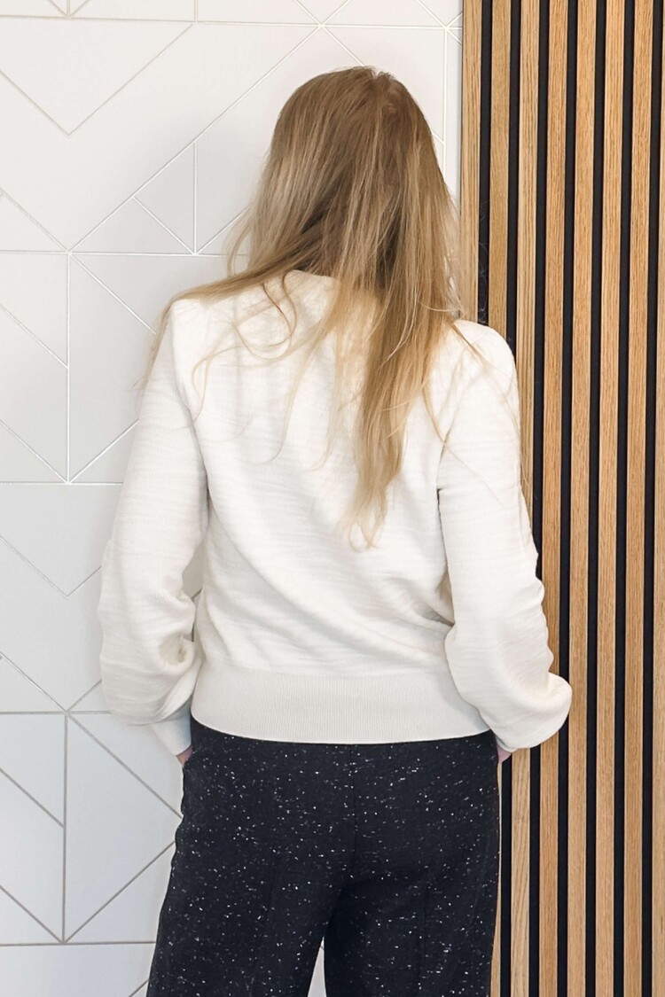 Soaked in Luxury Pullover Pipa Wit