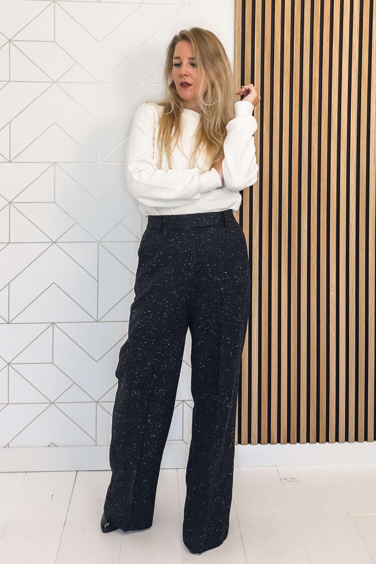 Soaked in Luxury Pullover Pipa Wit