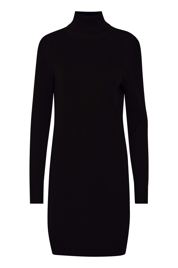 Saint Tropez Jurk Mila Rollneck Zwart