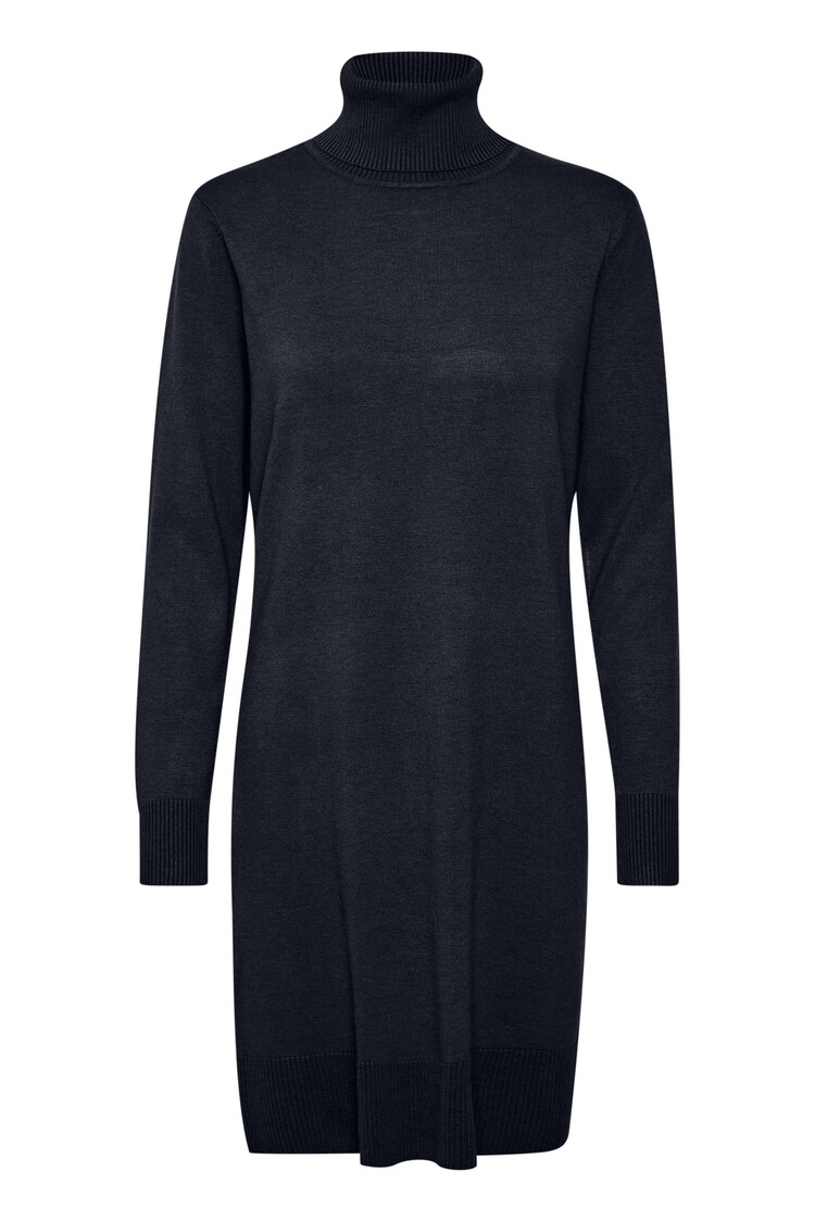 Saint Tropez Jurk Mila Rollneck Donkerblauw