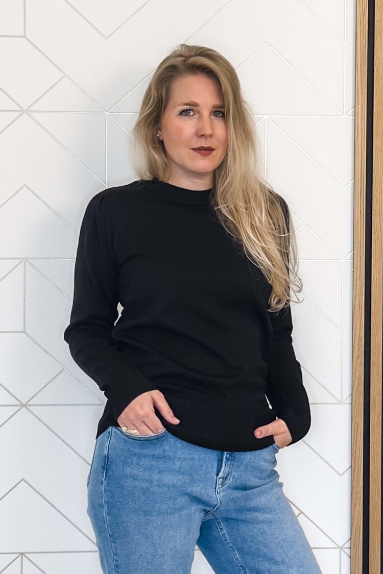 Saint Tropez Pullover Mila Zwart