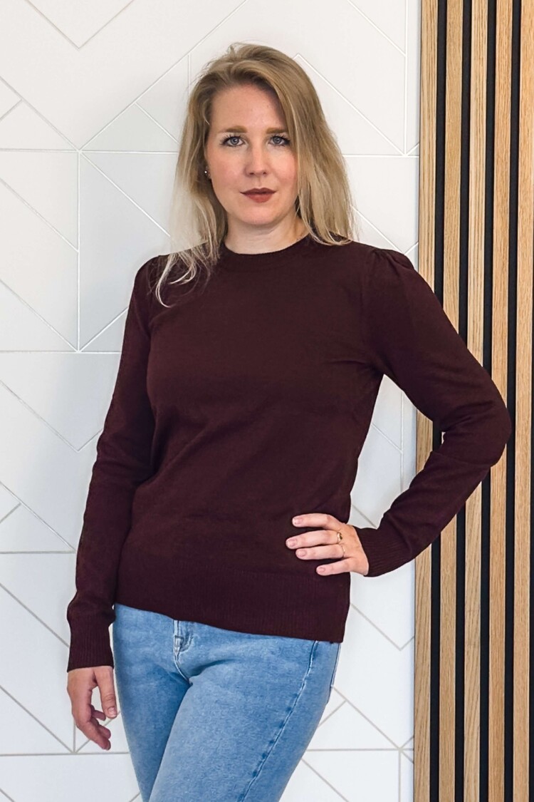 Saint Tropez Pullover Mila Wijnrood