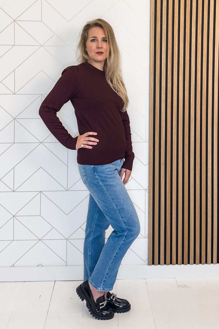 Saint Tropez Pullover Mila Wijnrood