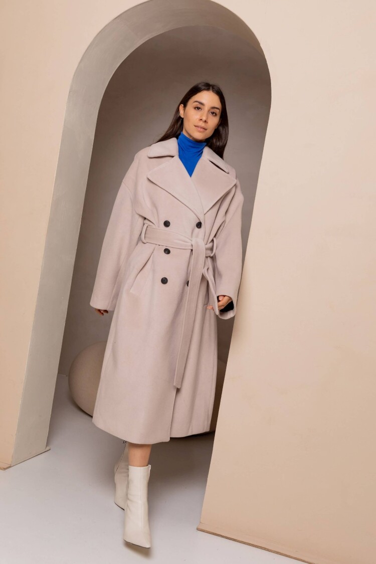 Simple Mantel Leya Beige