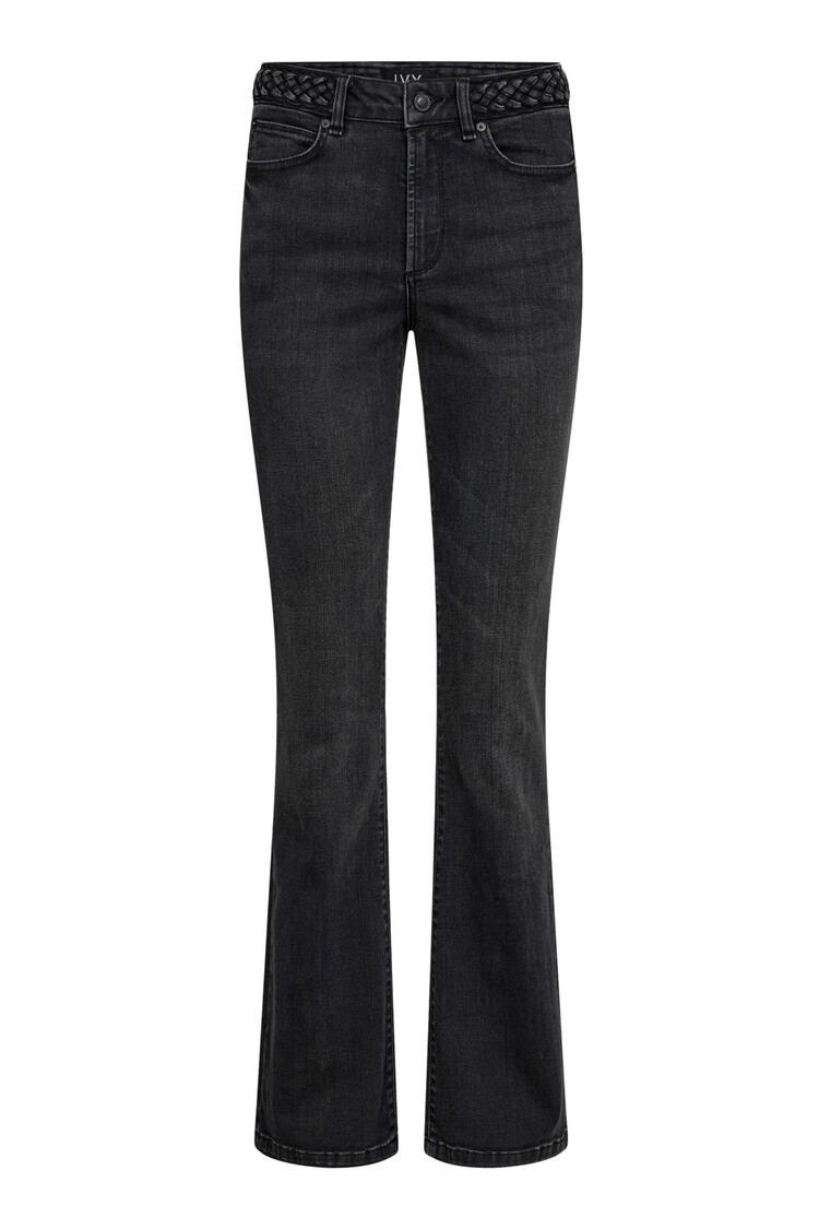 Ivy Copenhagen Flare Jeans Tara 70's Wash Organic Grey