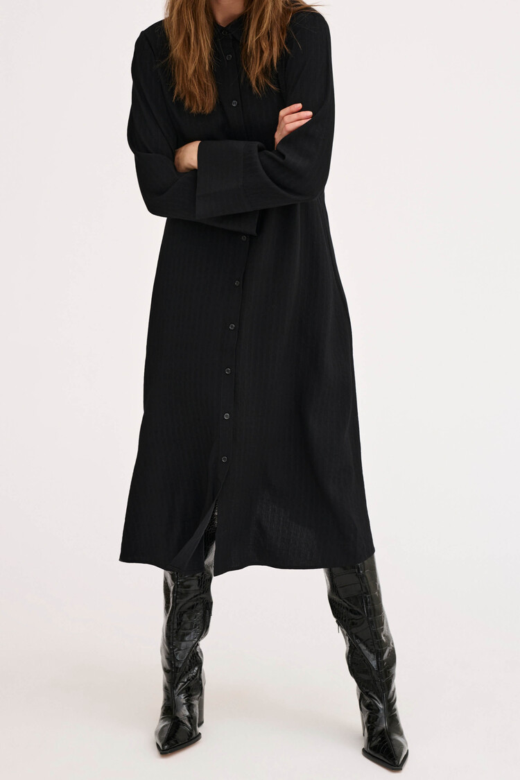 My Essential Wardrobe Jurk Hano Long Zwart