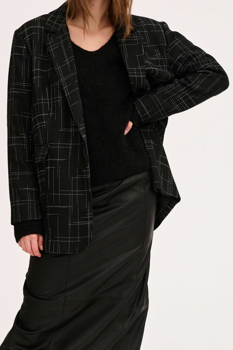 My Essential Wardrobe Blazer Freja Boxy Zwart
