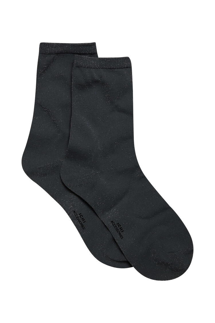 Ichi Glittersokken Zwart