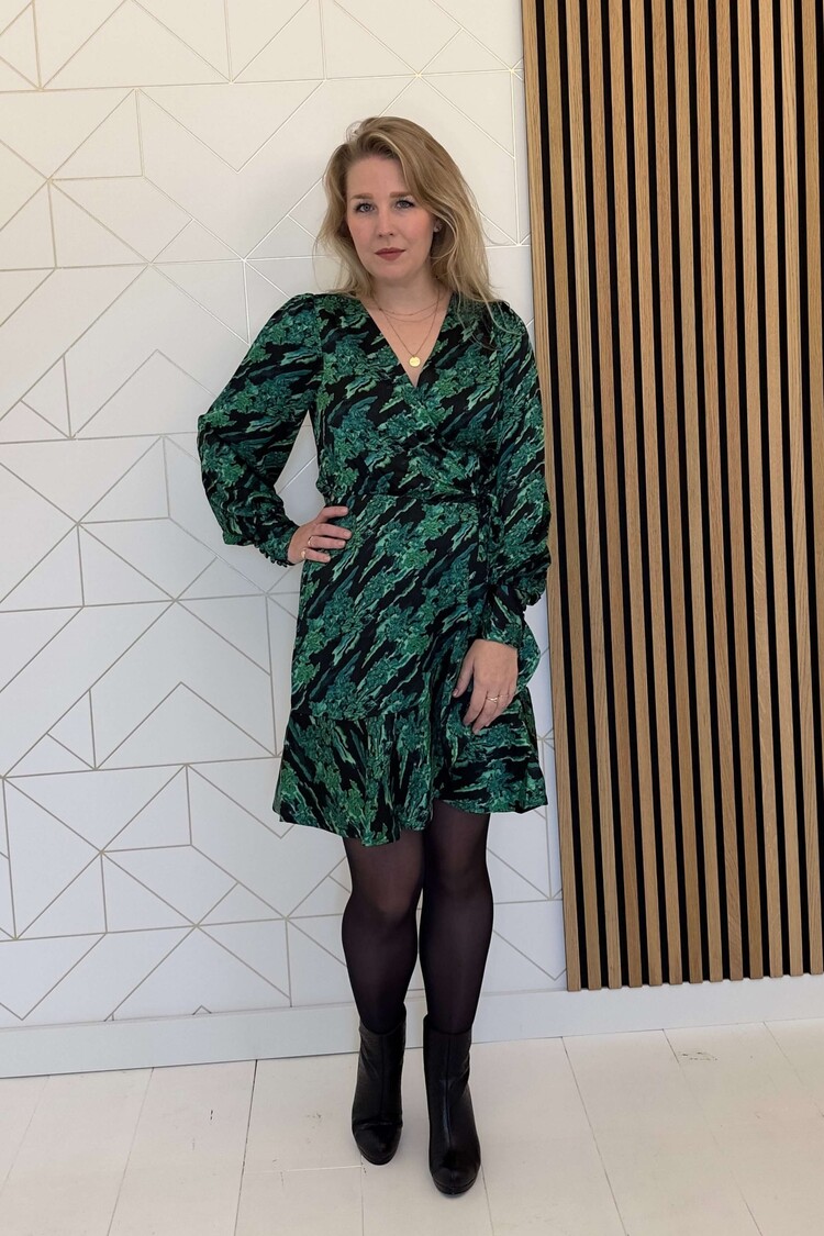 Freebird Mini Jurk Rowenda Groen