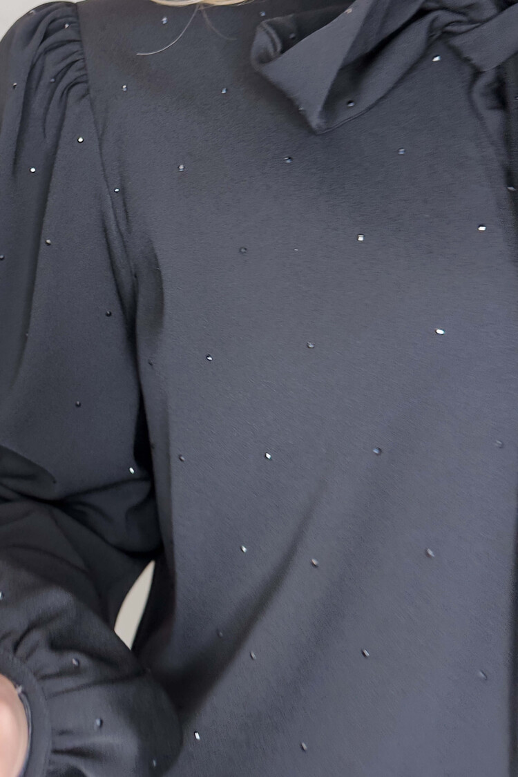 Silvian Heach Blouse Tunica Glitter Zwart