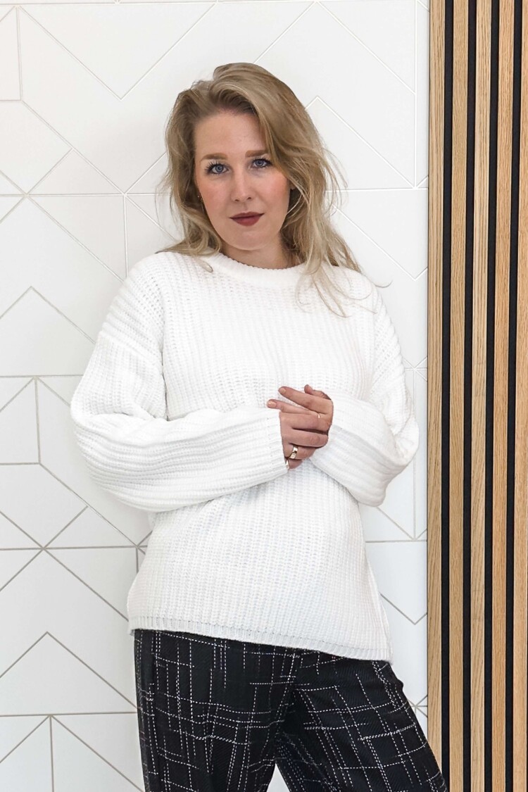 Silvian Heach Sweater Maglia Wit