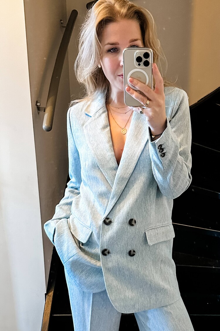 My Essential Wardrobe Blazer Elisa Lichtblauw
