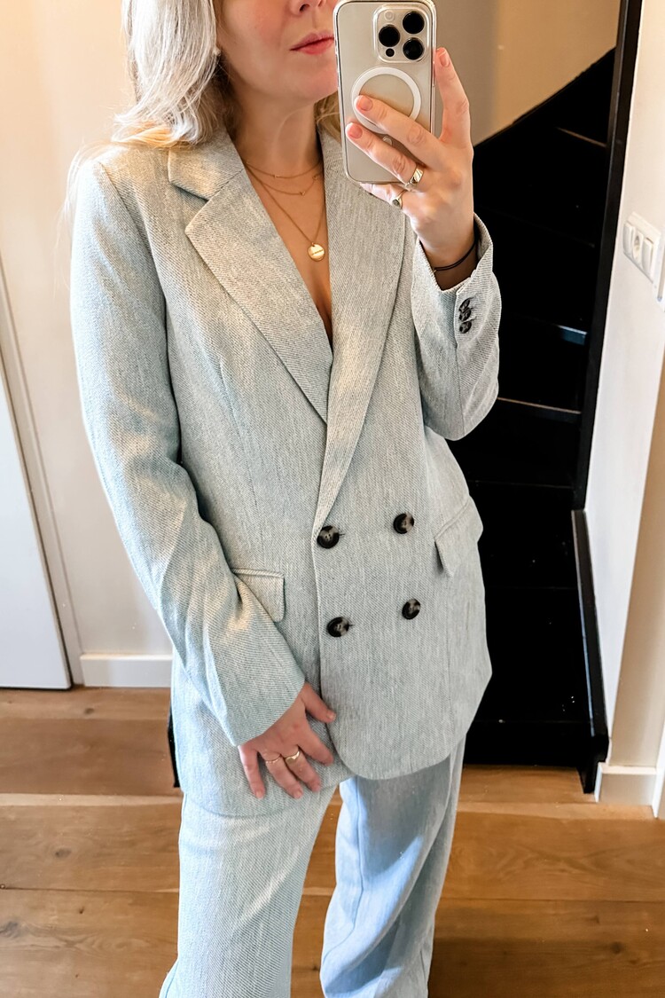 My Essential Wardrobe Blazer Elisa Lichtblauw