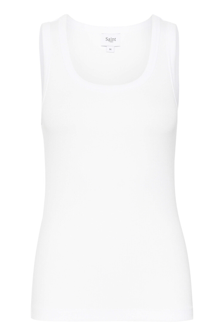 Saint Tropez Tank Top Aster Wit