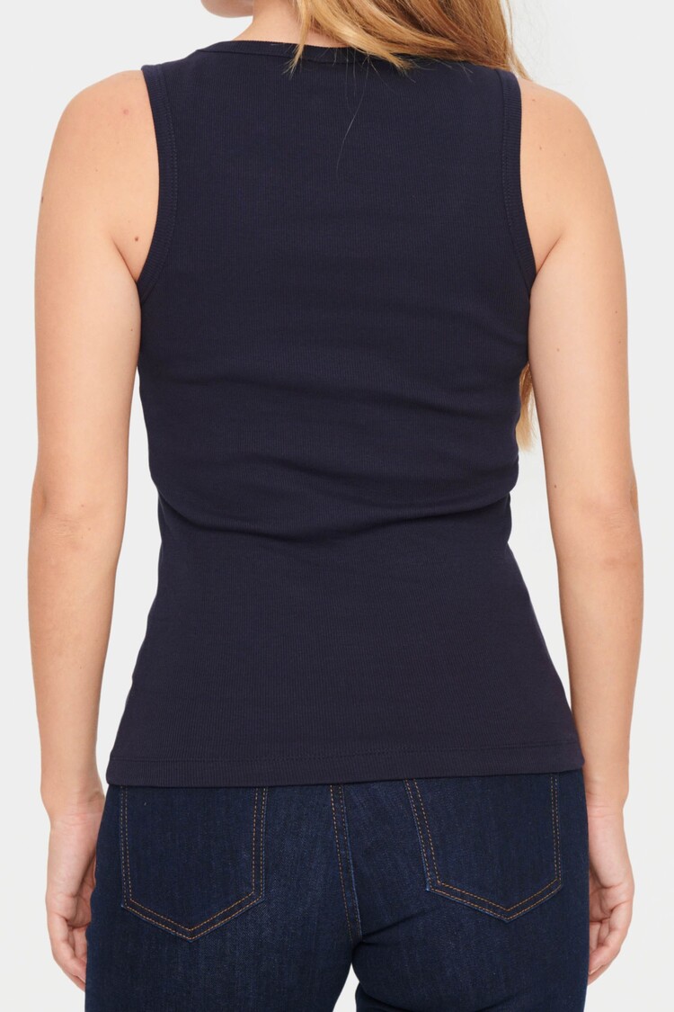 Saint Tropez Tank Top Aster Blauw