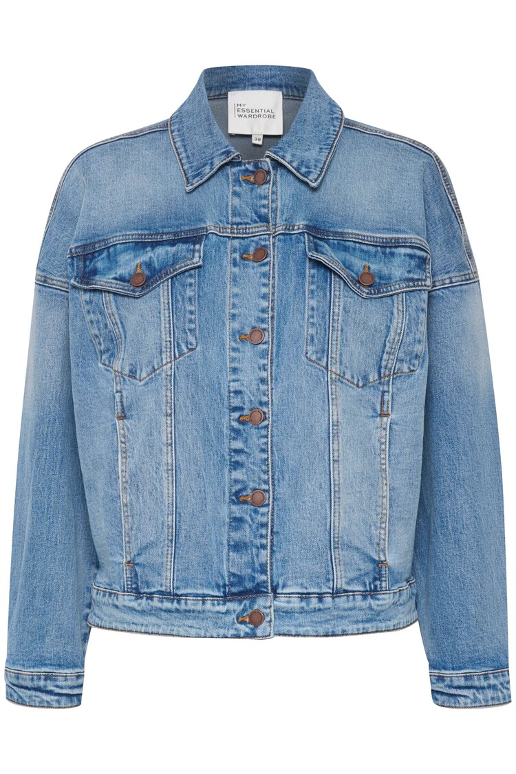 My Essential Wardrobe Denim Jack Dango Blauw