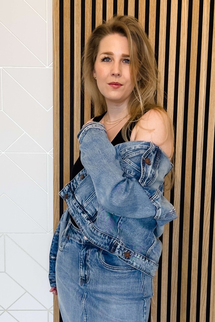 My Essential Wardrobe Denim Jack Dango Blauw