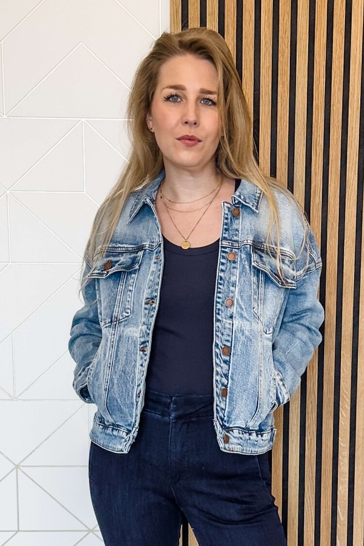 My Essential Wardrobe Denim Jack Dango Blauw