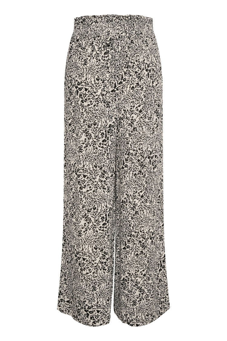 Soaked in Luxury Broek Zaya Zwart/Wit