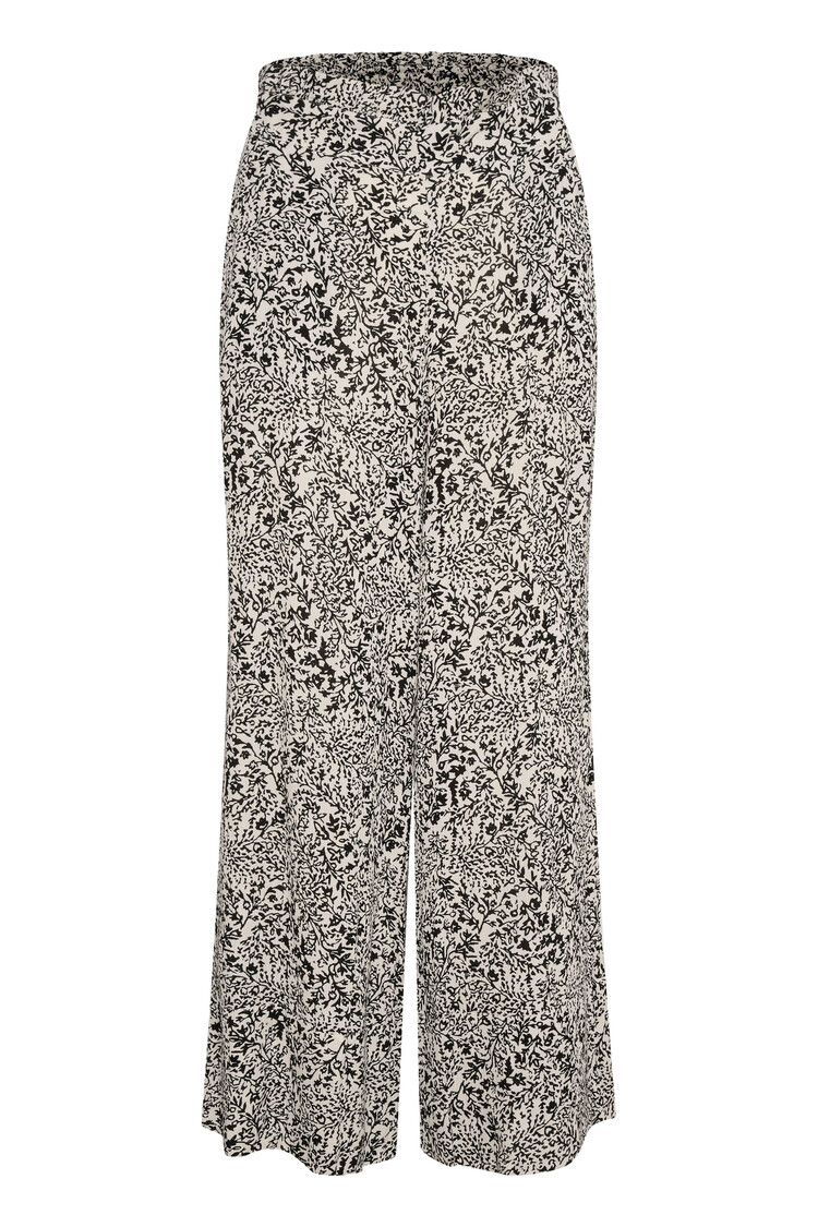 Soaked in Luxury Broek Zaya Zwart/Wit