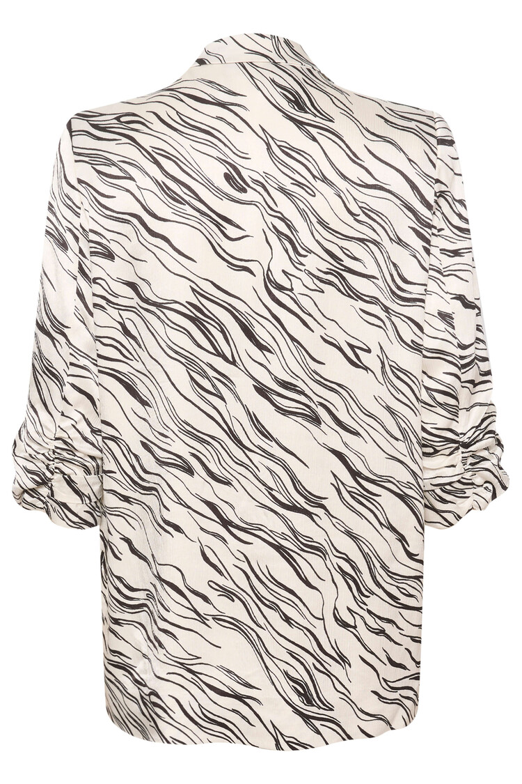 Soaked in Luxury Blazer Vinka Shirley Studio Wit/Zwart