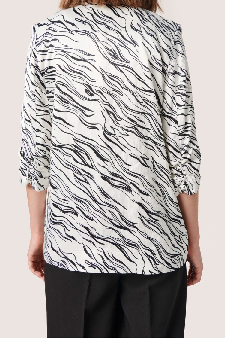 Soaked in Luxury Blazer Vinka Shirley Studio Wit/Zwart