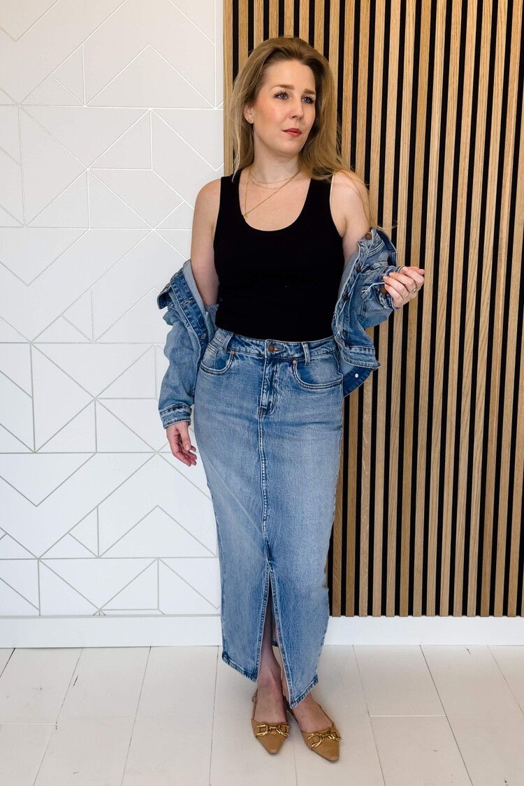 Saint Tropez Tank Top Aster Blauw