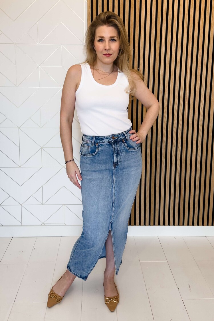 Saint Tropez Tank Top Aster Wit