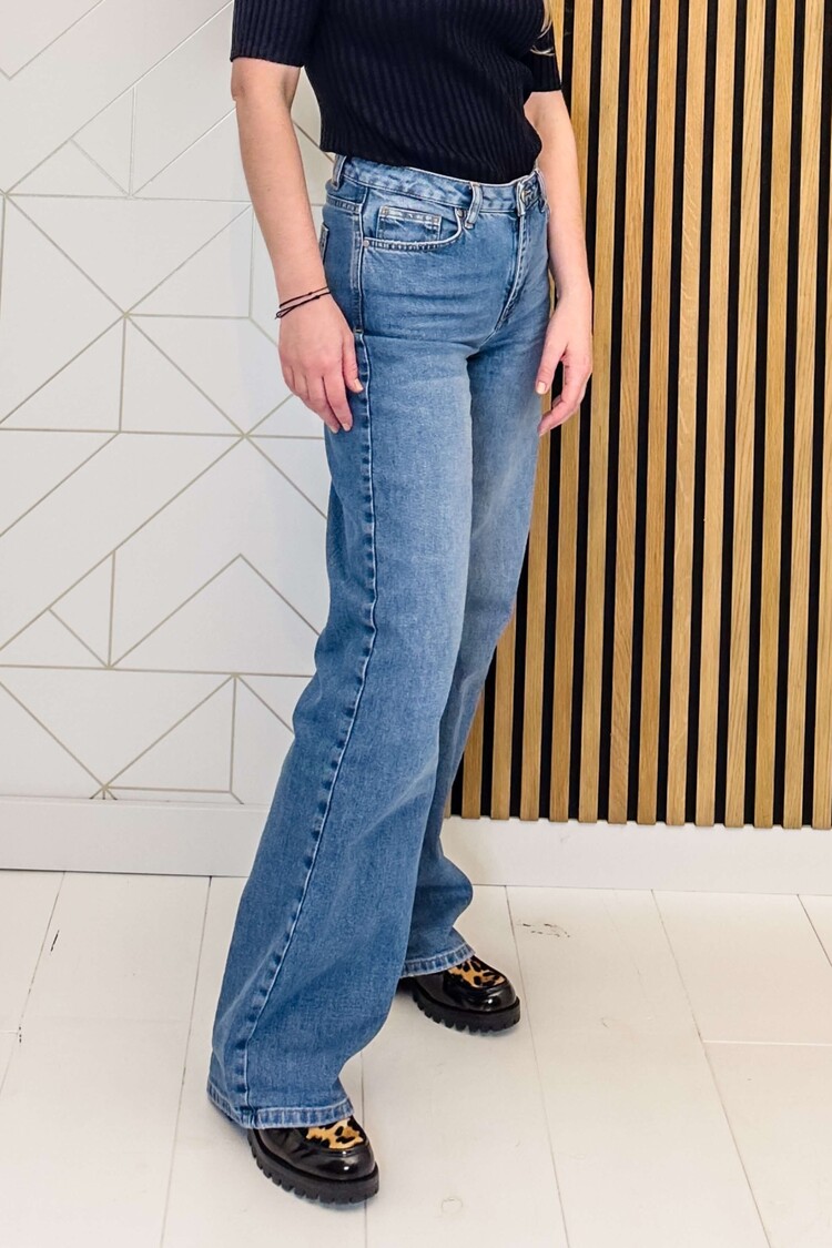 My Essential Wardrobe The Louis Jeans Medium Blauw