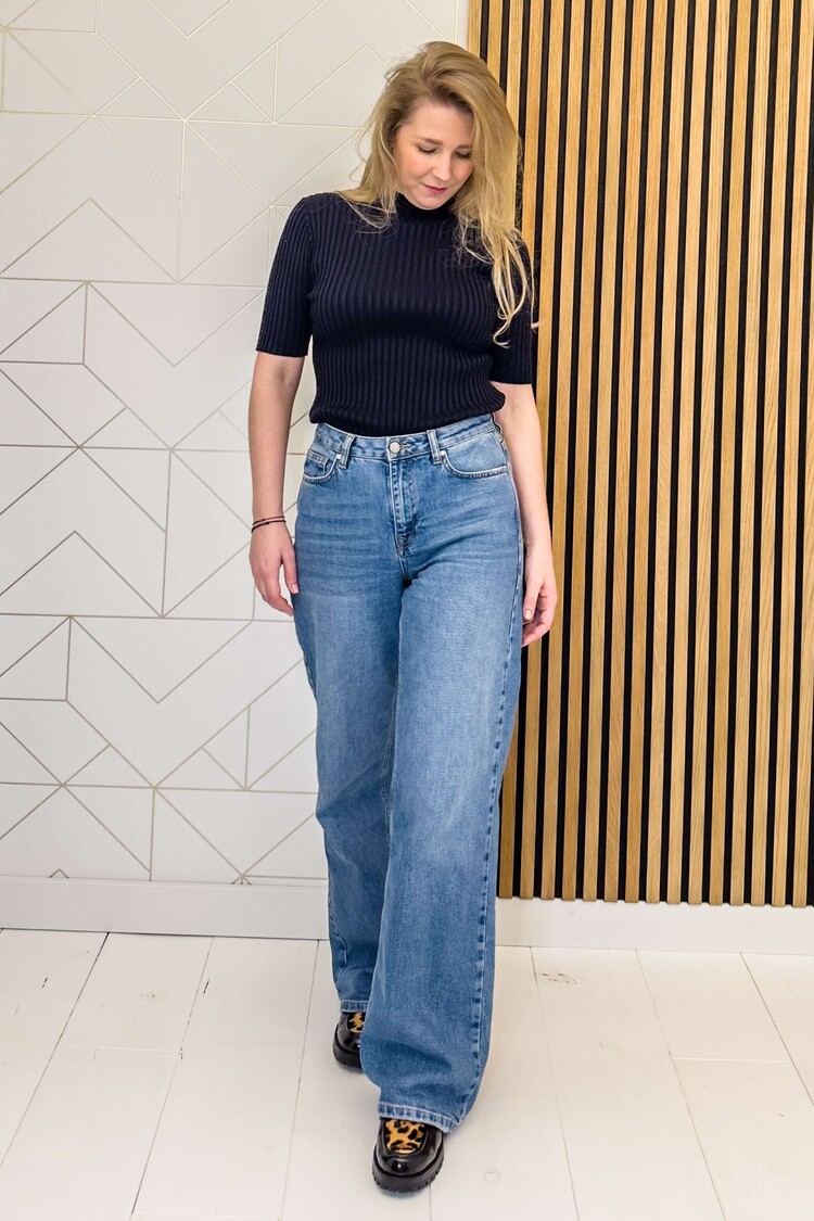 My Essential Wardrobe The Louis Jeans Medium Blauw