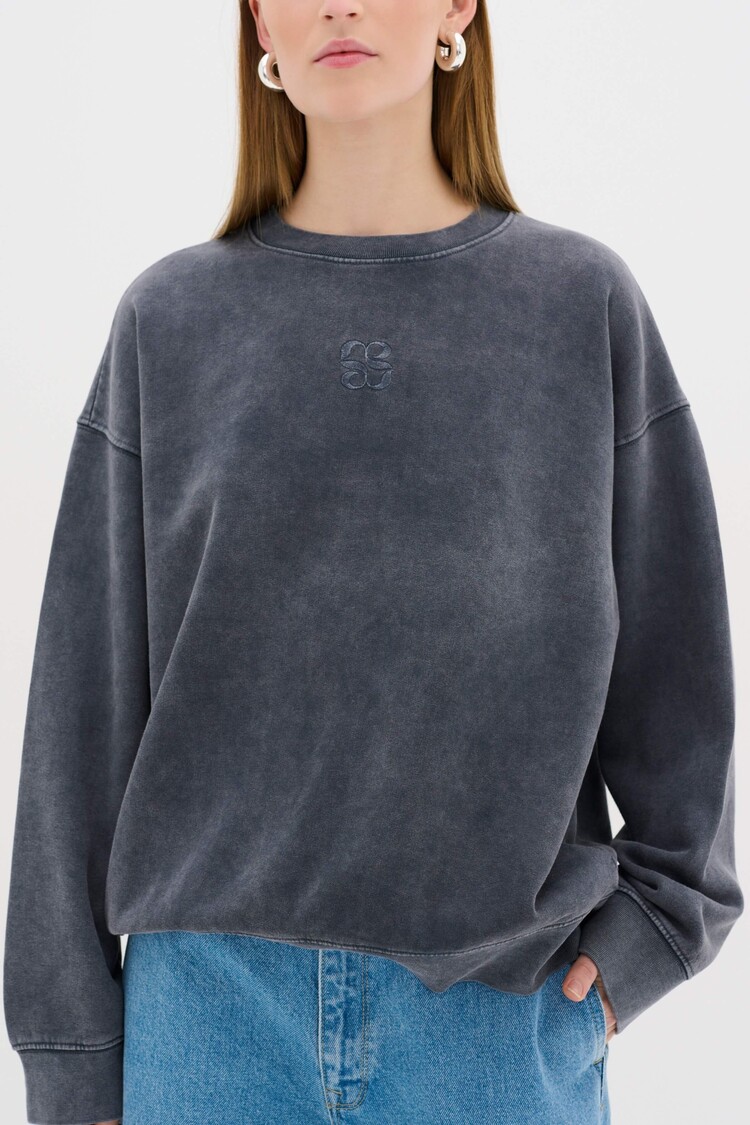 My Essential Wardrobe Sweatshirt Diego Donkergrijs