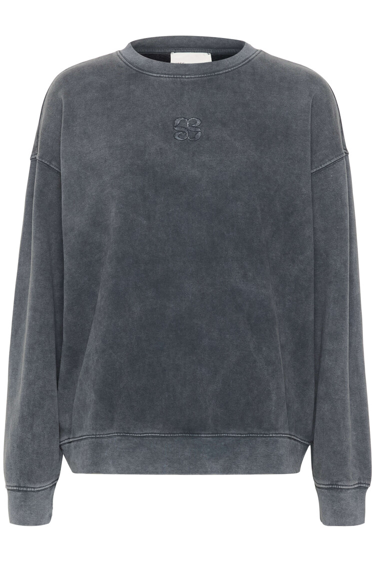 My Essential Wardrobe Sweatshirt Diego Donkergrijs