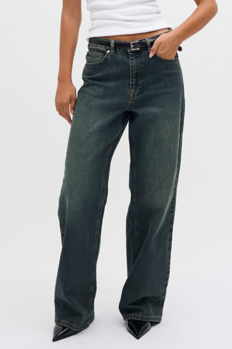 My Essential Wardrobe The Louis Jeans Medium Blauw Retro Wash