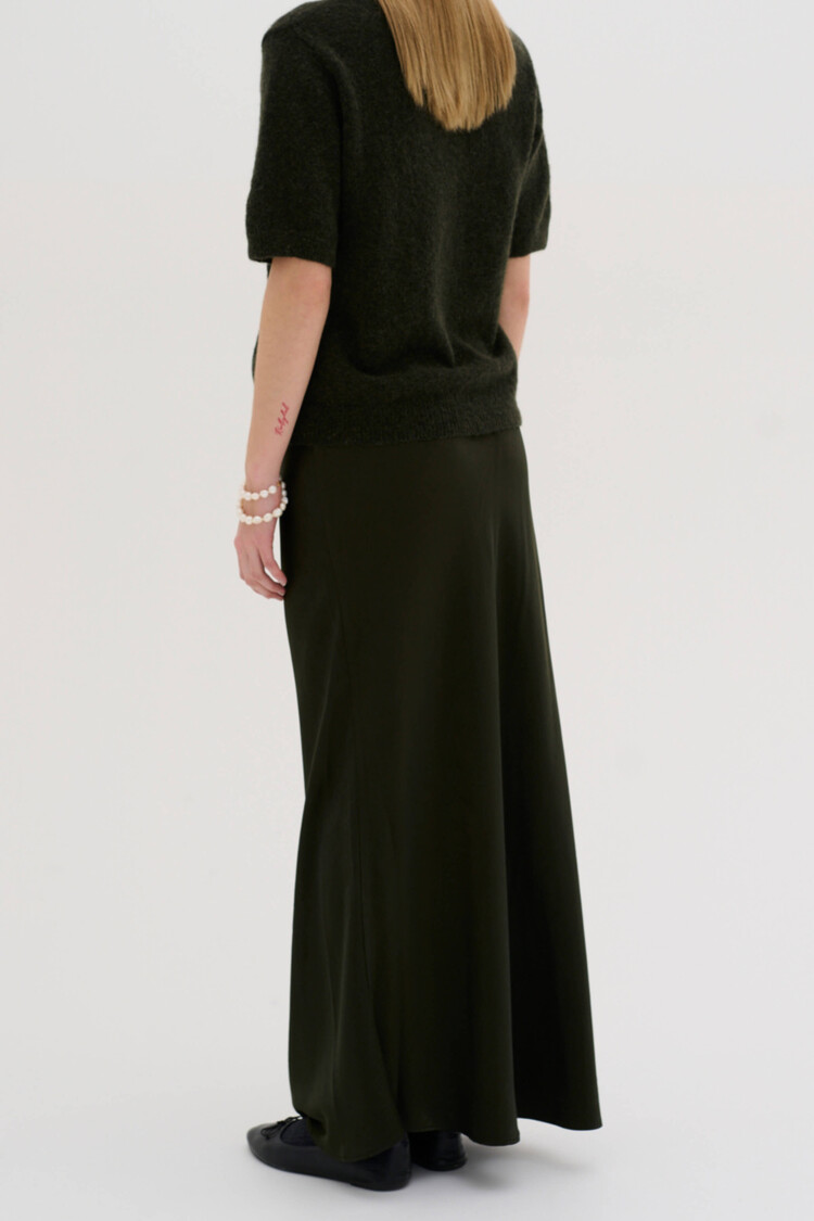 My Essential Wardrobe Maxi Rok Estelle Donkergroen