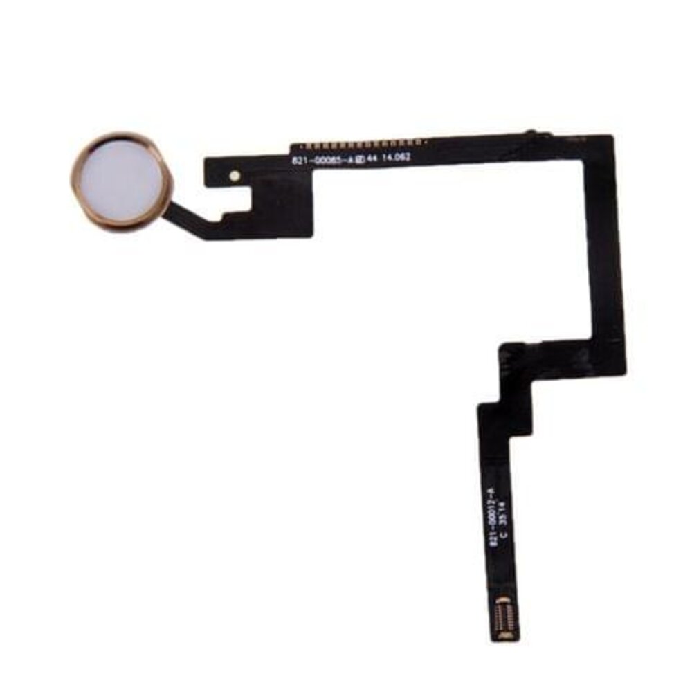 Apple iPad Mini 3 (2014) Home Button with Flex Cable - Gold - OEM Pulled Apple iPad Mini 3 (2014) Home Button with Flex Cable - Gold - OEM Pulled