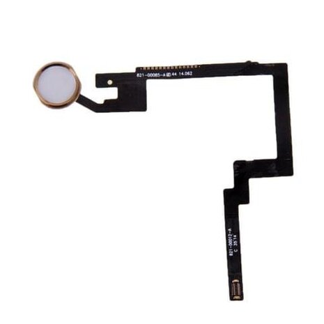 Apple iPad Mini 3 (2014) Home Button with Flex Cable - Gold - OEM Pulled Apple iPad Mini 3 (2014) Home Button with Flex Cable - Gold - OEM Pulled