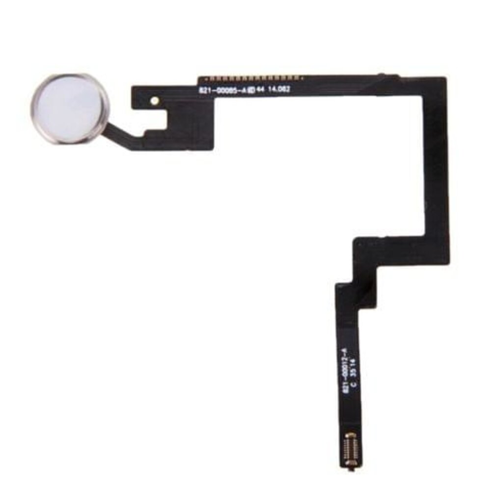 Apple iPad Mini 3 (2014) Home Button with Flex Cable - Silver - OEM Pulled Apple iPad Mini 3 (2014) Home Button with Flex Cable - Silver - OEM Pulled