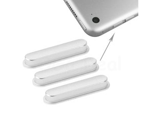 Apple iPad Air 3rd Gen 10.5-inch (2019) Side Key Set - Silver - OEM Pulled Apple iPad Air 3rd Gen 10.5-inch (2019) Side Key Set - Silver - OEM Pulled