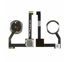 Apple iPad Air 2 (2014) Home Button with Flex Cable - Silver/White - OEM Pulled Apple iPad Air 2 (2014) Home Button with Flex Cable - Silver/White - OEM Pulled