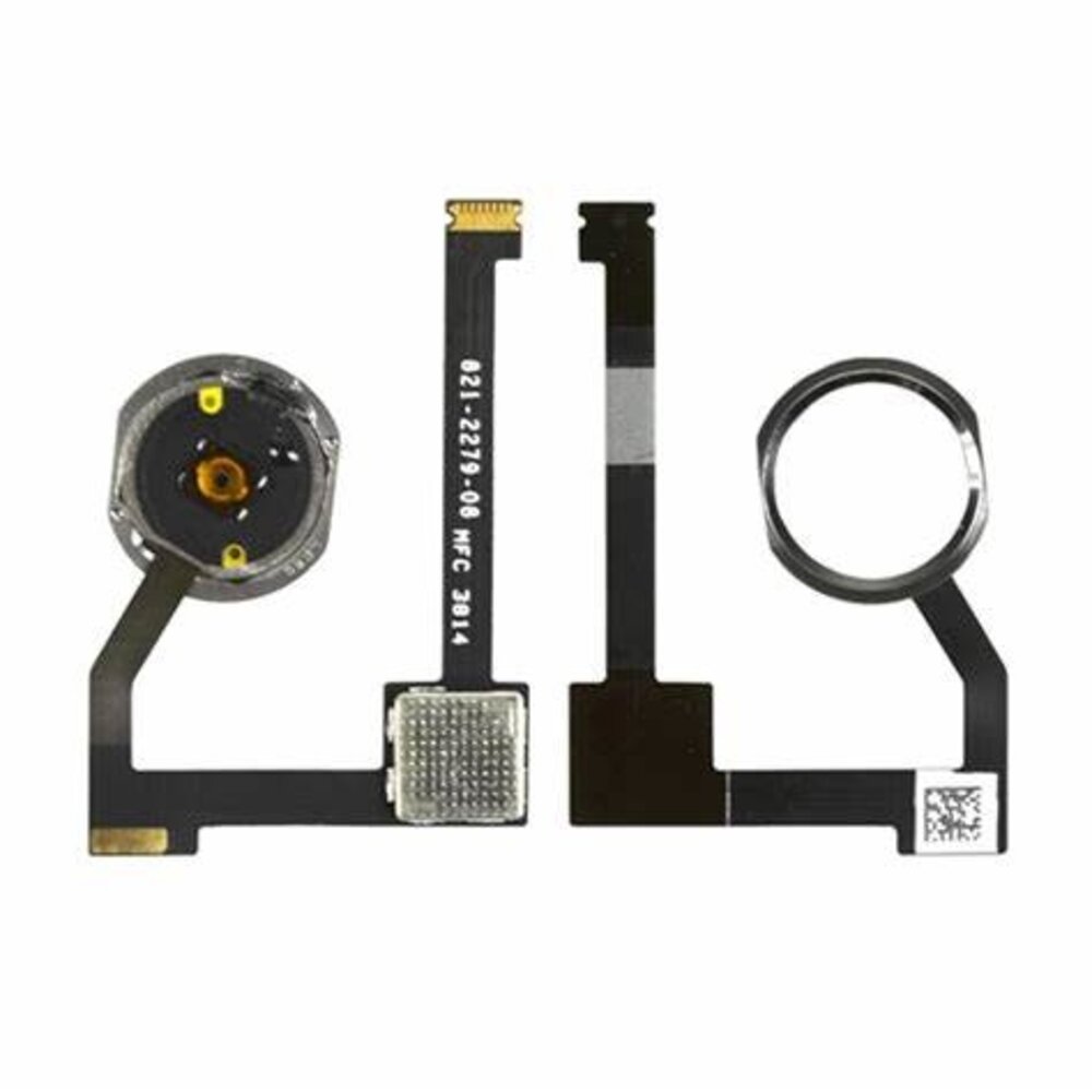 Apple iPad Air 2 (2014) Home Button with Flex Cable - Space Gray/Black - OEM Pulled Apple iPad Air 2 (2014) Home Button with Flex Cable - Space Gray/Black - OEM Pulled