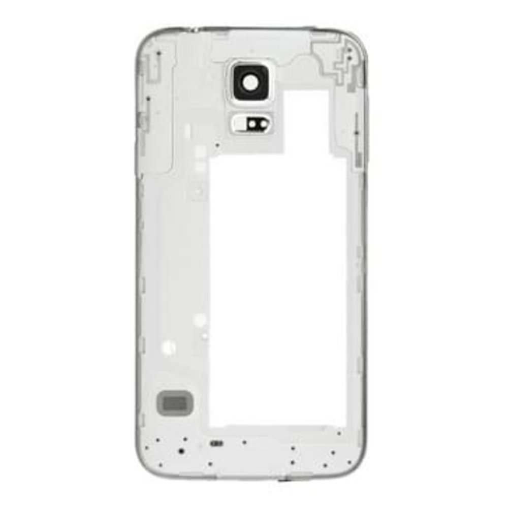 Samsung Samsung Galaxy S5 SM-900 / S5 Plus SM-901 Middle Cover LCD Support Frame - Silver - GH96-07236A Samsung Samsung Galaxy S5 SM-900 / S5 Plus SM-901 Middle Cover LCD Support Frame - Silver - GH96-07236A