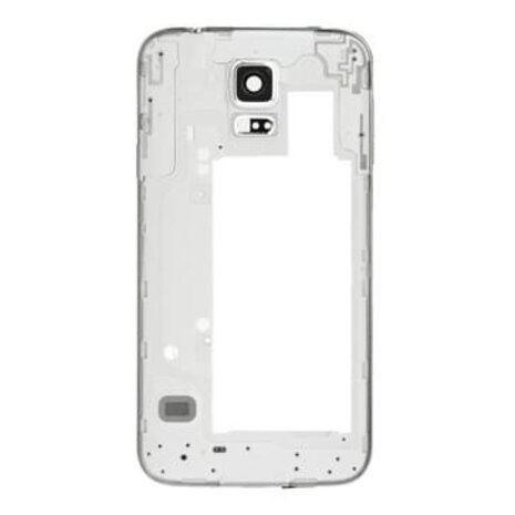 Samsung Samsung Galaxy S5 SM-900 / S5 Plus SM-901 Middle Cover LCD Support Frame - Silver - GH96-07236A Samsung Samsung Galaxy S5 SM-900 / S5 Plus SM-901 Middle Cover LCD Support Frame - Silver - GH96-07236A