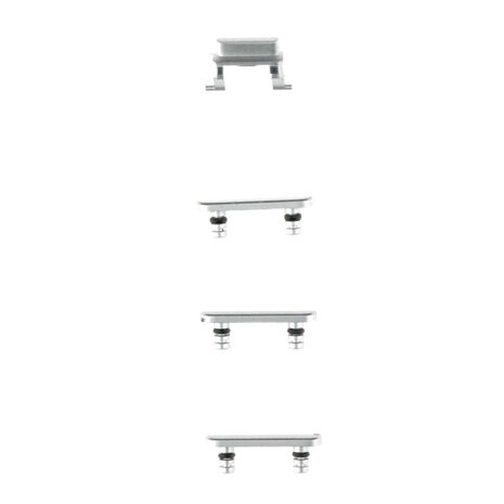 Apple Button set for iPhone SE 2020 - White Apple Button set for iPhone SE 2020 - White