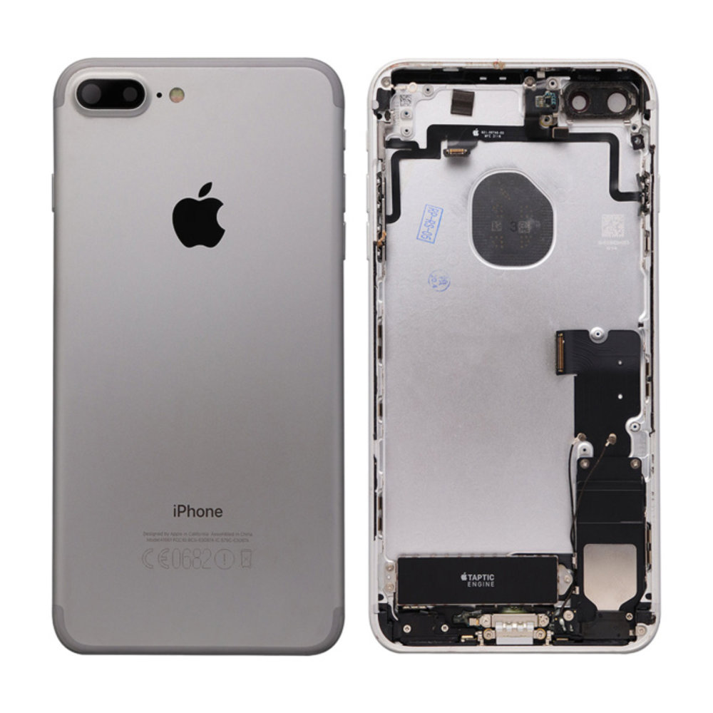 Apple iPhone 7 Plus Back Housing incl. Small Parts - Silver - OEM Pulled